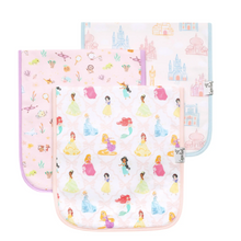 Load image into Gallery viewer, Disney Princess Burp Cloth Set (3-pack)

