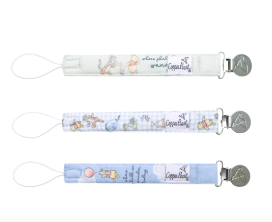 Hundred Acre Wood Binky Clip (3-pack)