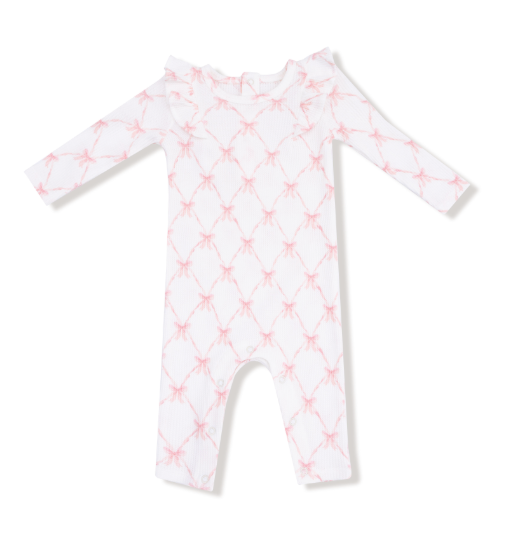 Ribbon Bow Trellis Romper