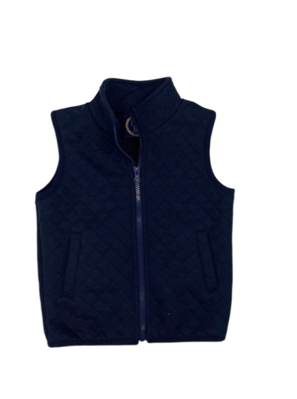Quilted Vest | Navy