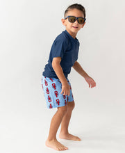 Load image into Gallery viewer, My Little Lobster Swim Trunks
