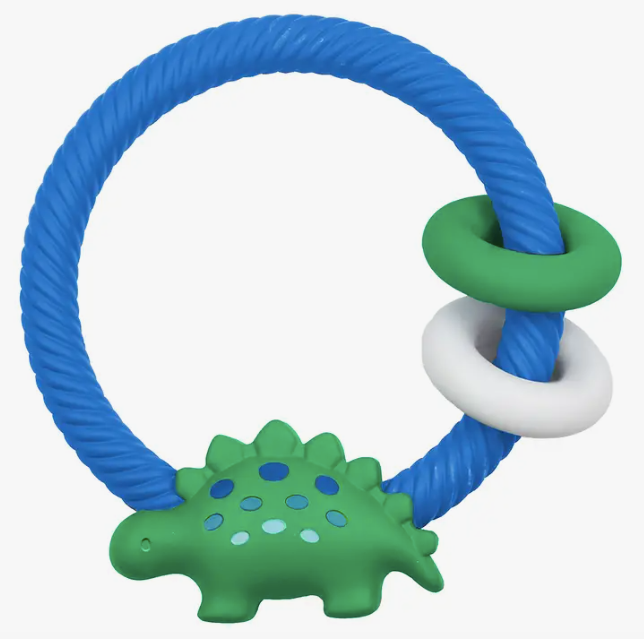 Ritzy Rattle™ Silicone Teether, Dino