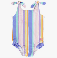 Load image into Gallery viewer, Rainbow Lane Stripe One Piece
